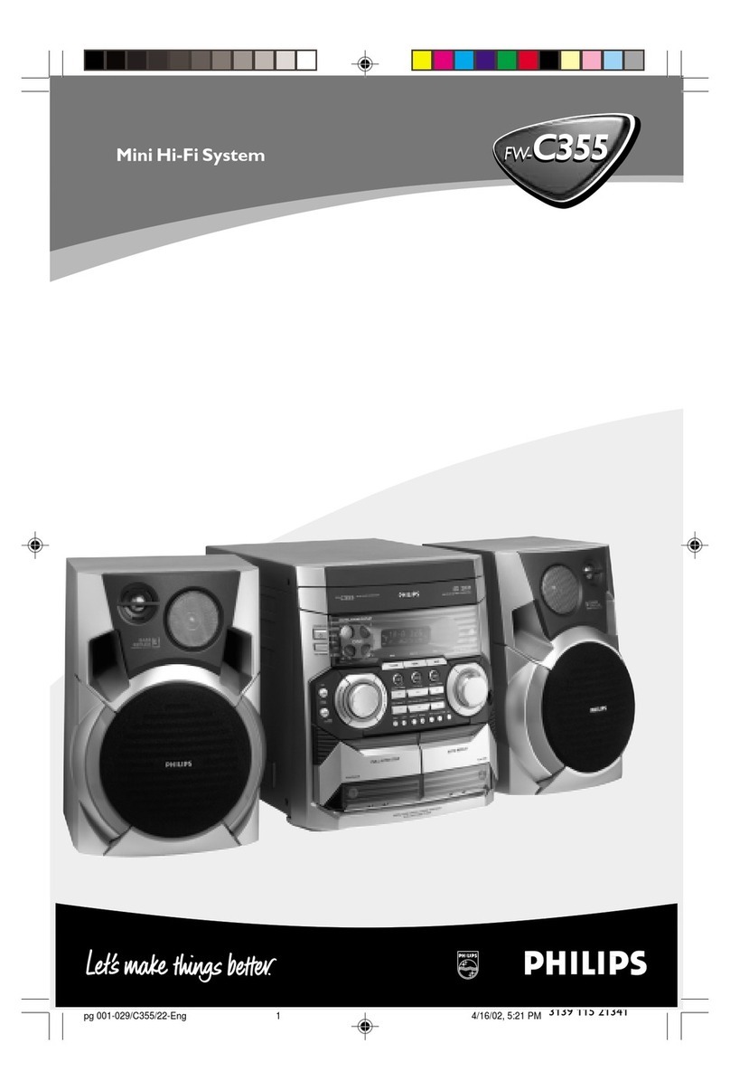 Philips FW-C355/25 User manual
