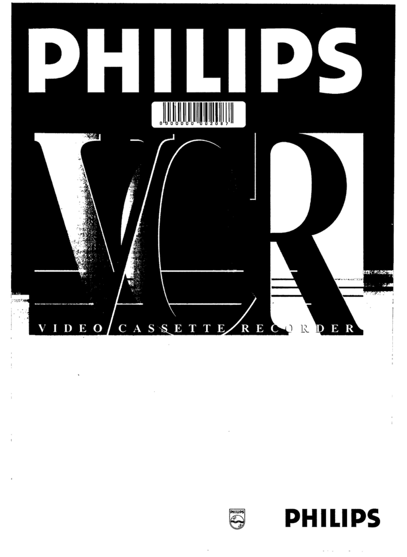 Philips VR 656 User manual