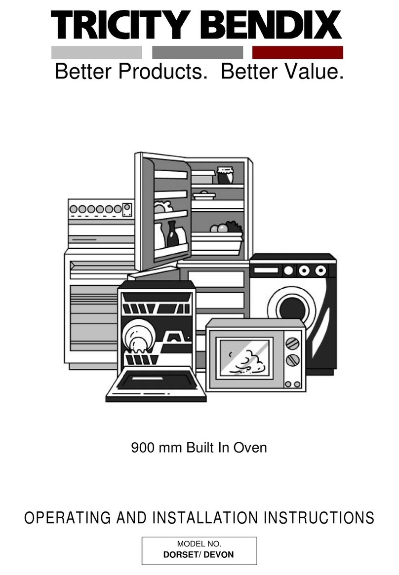 Tricity Bendix DEVON User manual