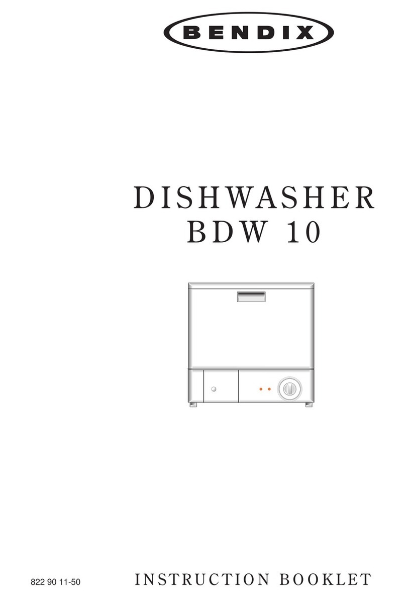 BENDIX BDW 10 User manual