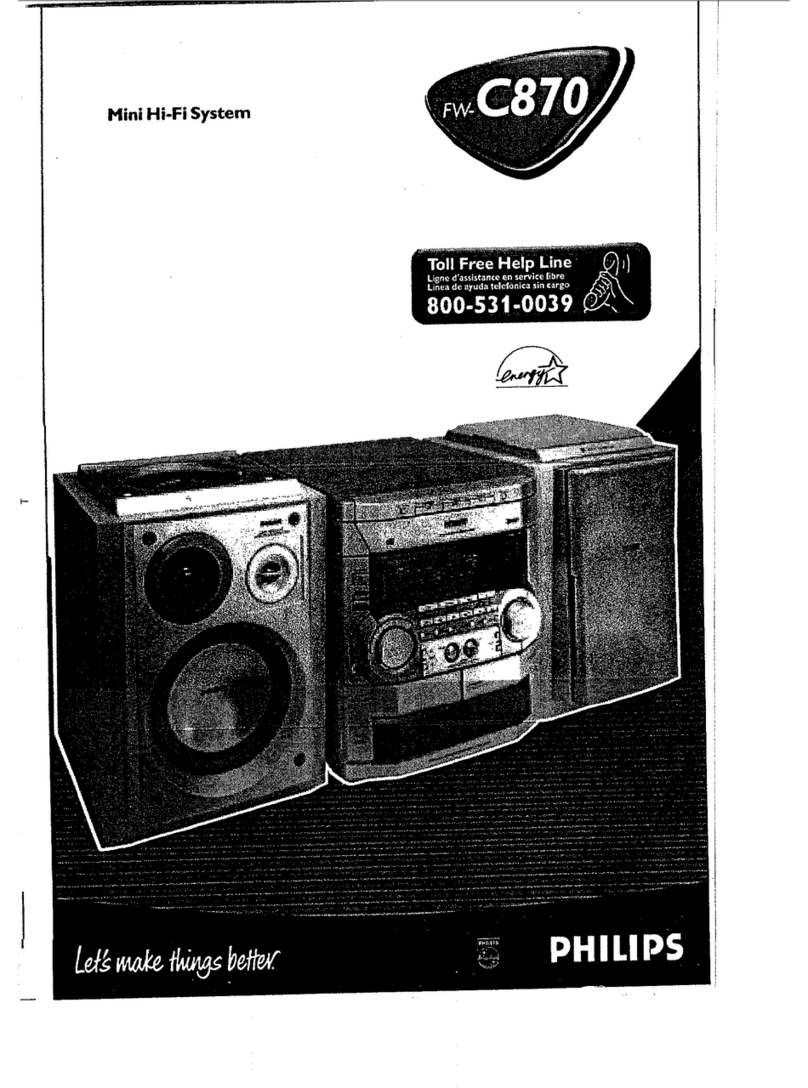 Philips FWC87037 User manual