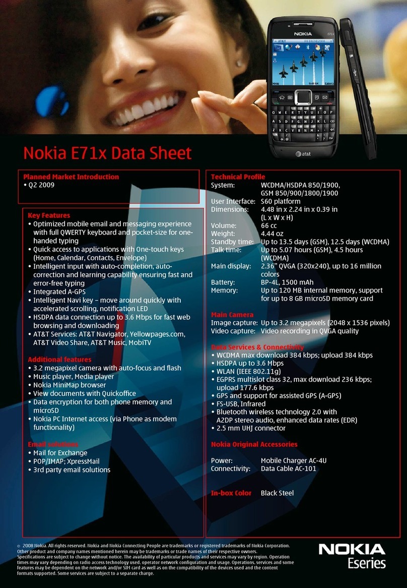 Nokia E71x User manual