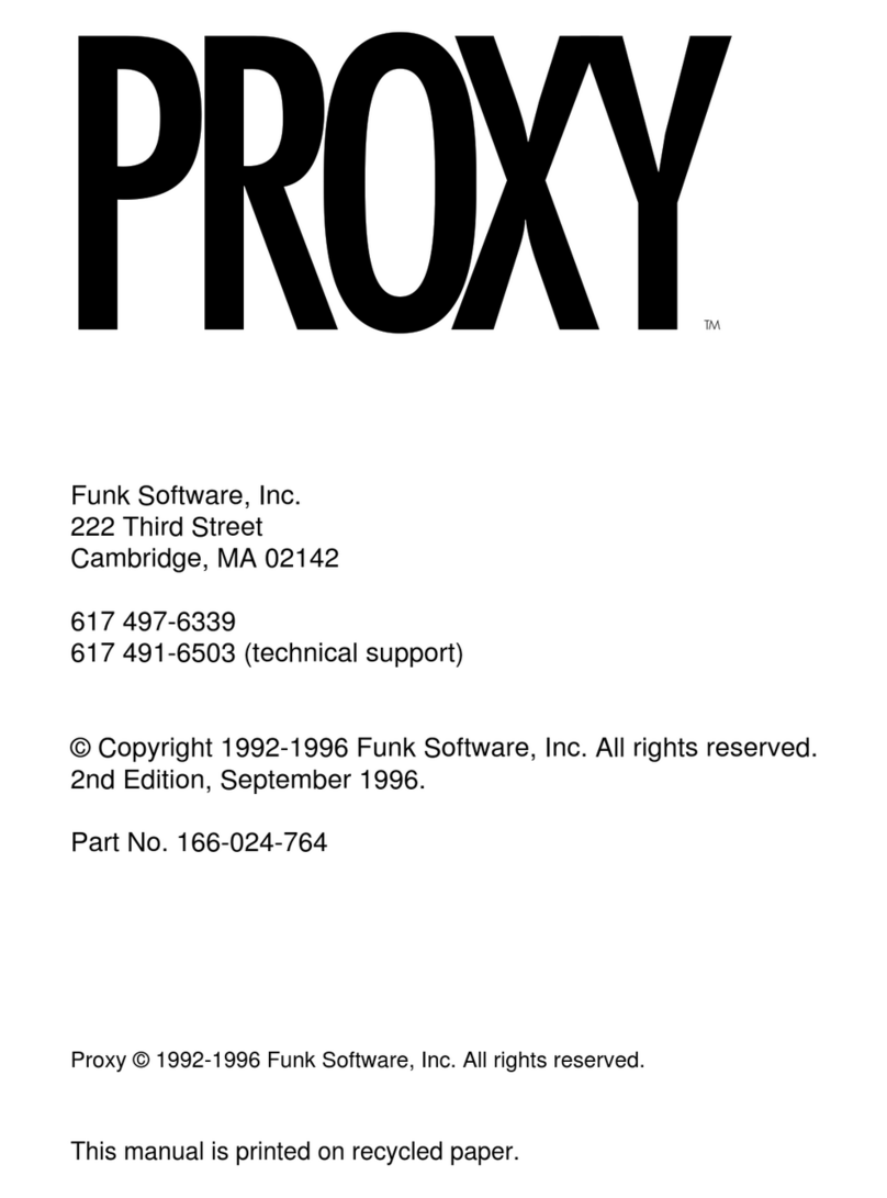Funk Software Proxy User manual