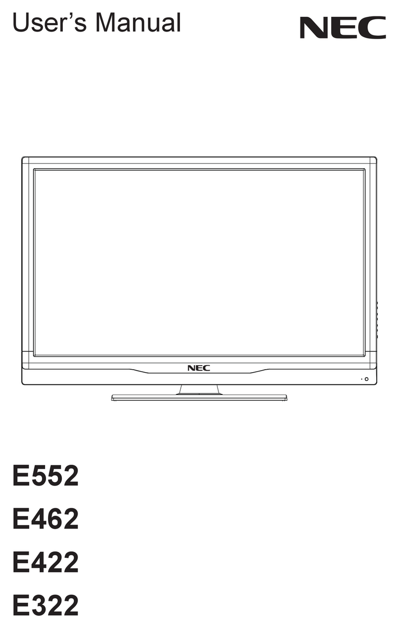 NEC E322 User manual