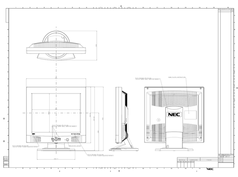 NEC MultiSync LCD1700M Guide