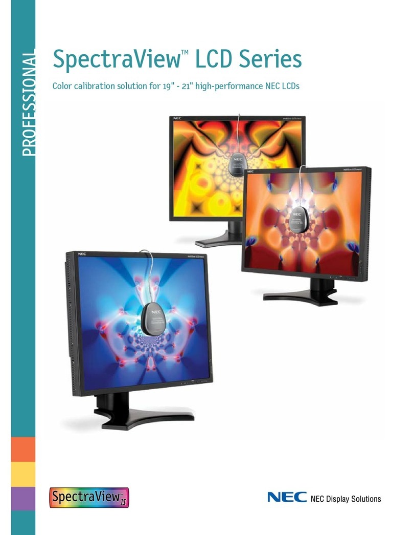 NEC LCD1990SXi BK MultiSync -LCD User manual