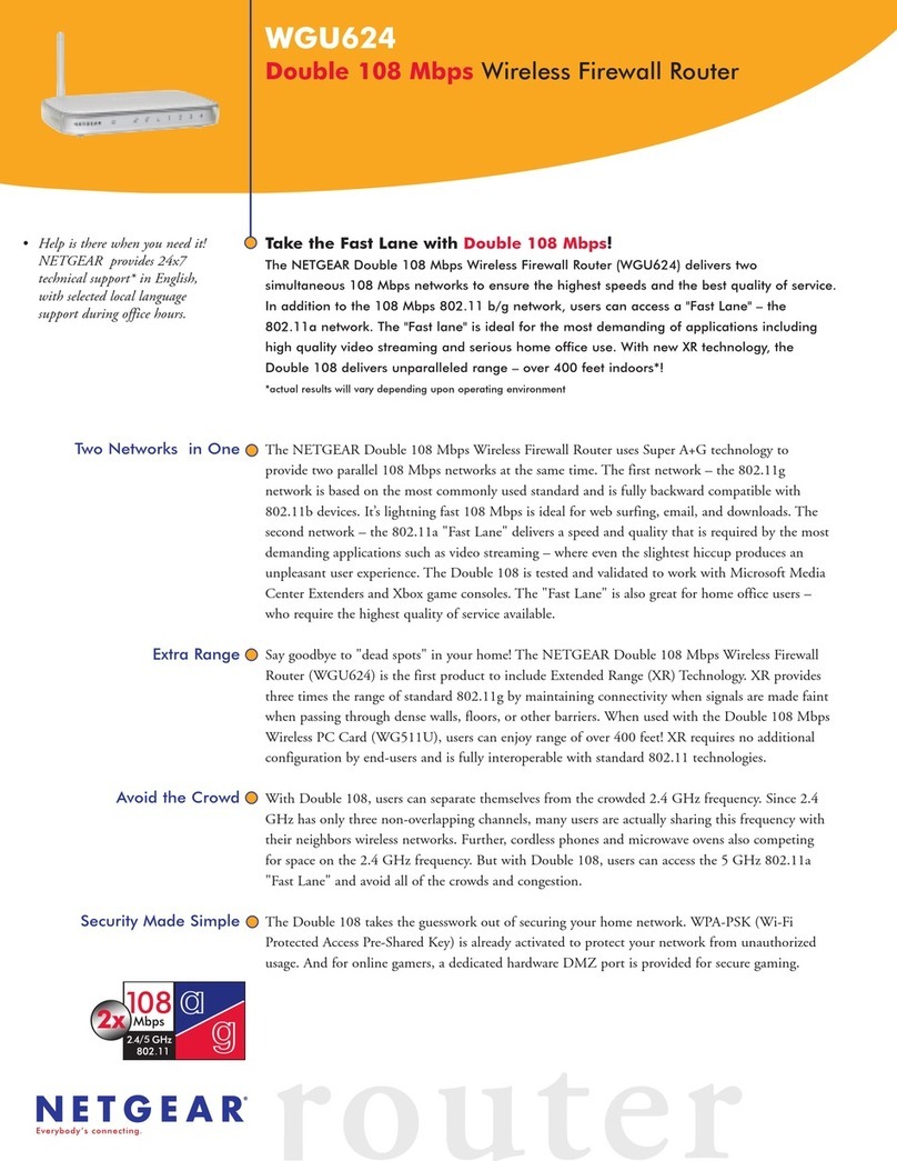 NETGEAR WGU624 User manual