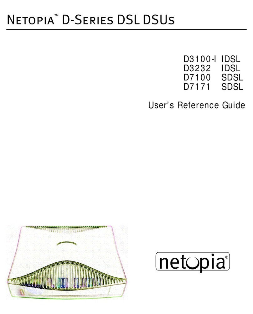 Netopia D3232 Product information sheet