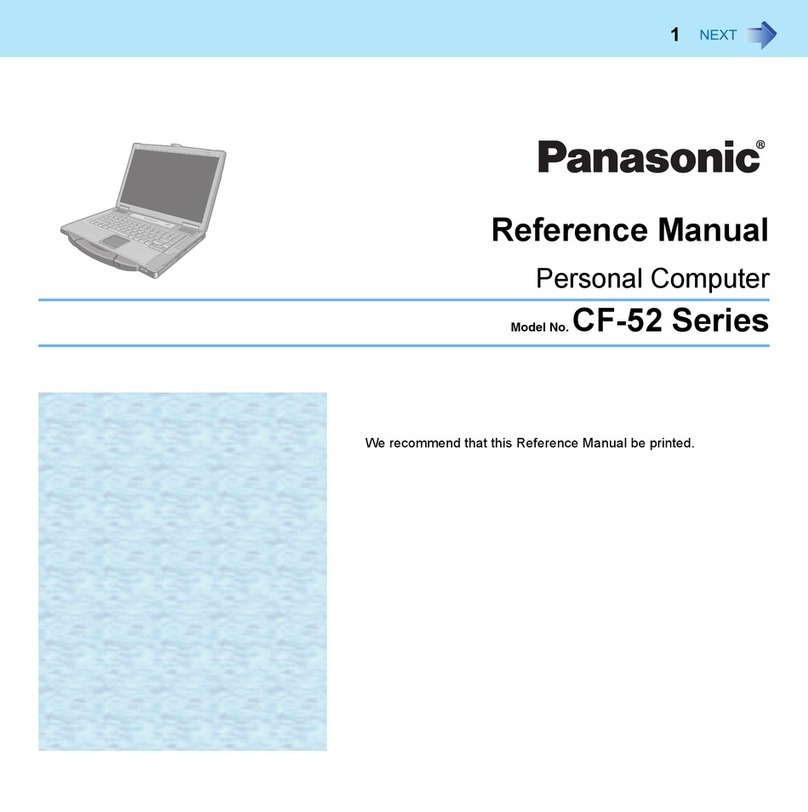 Panasonic Toughbook CF-52GUNBX2B User manual