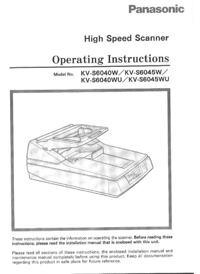 Panasonic KV-S6040W - Document Scanner User manual