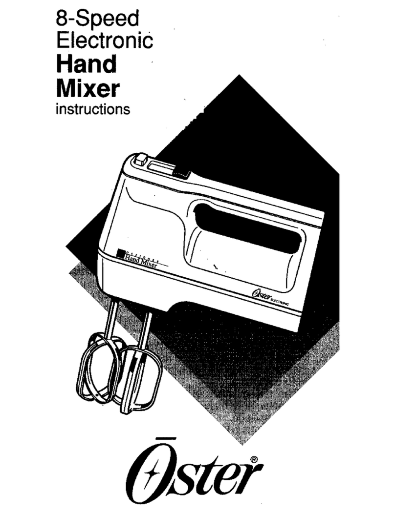 Oster 2501 User manual