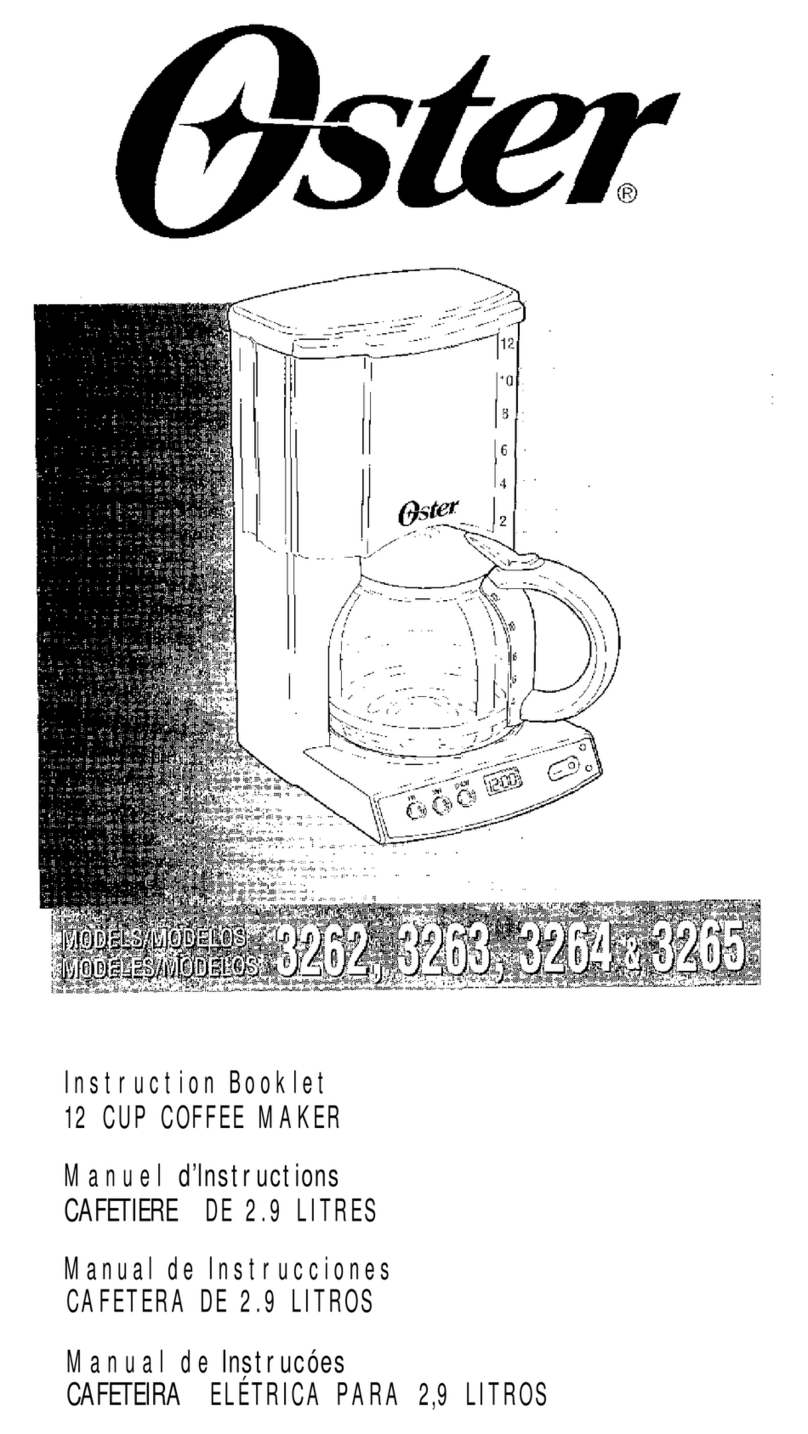 Oster 3262 User manual