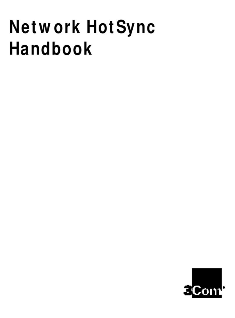 3Com Network HotSync User manual