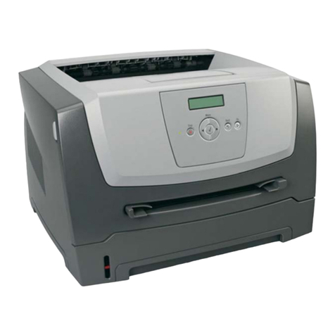 Lexmark 250d - E B/W Laser Printer User manual