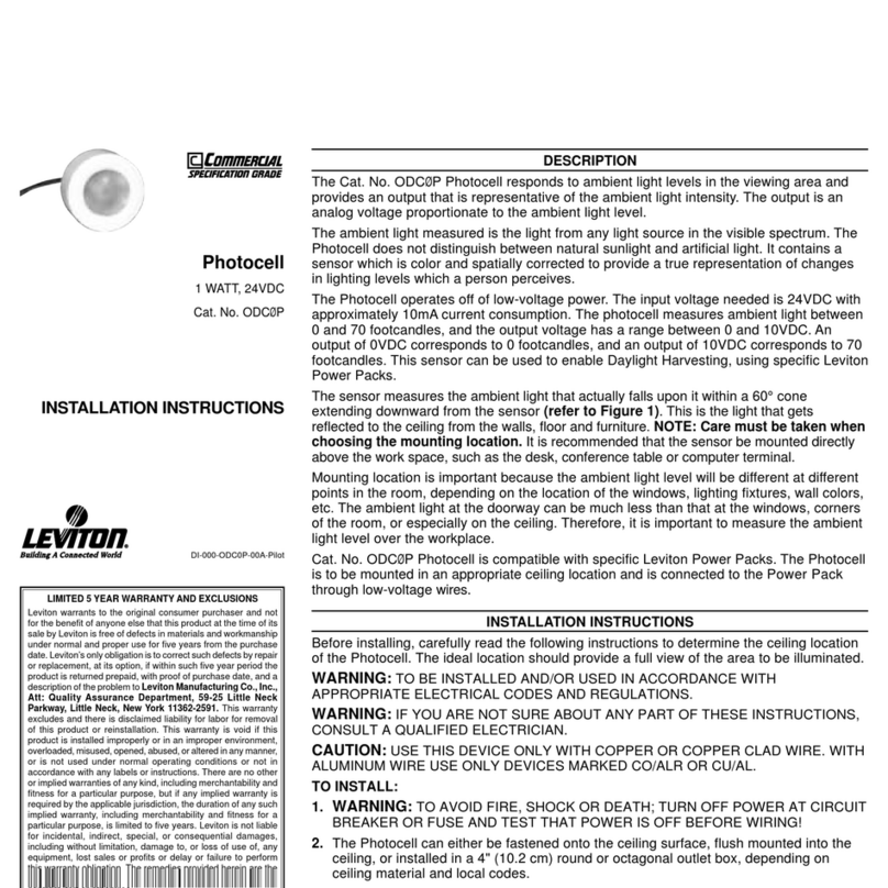 Leviton ODCOP User manual