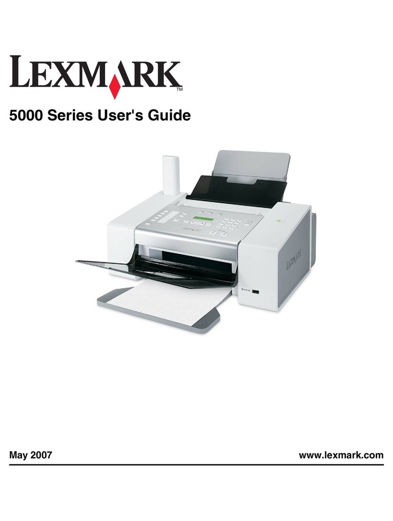Lexmark X5070 User manual