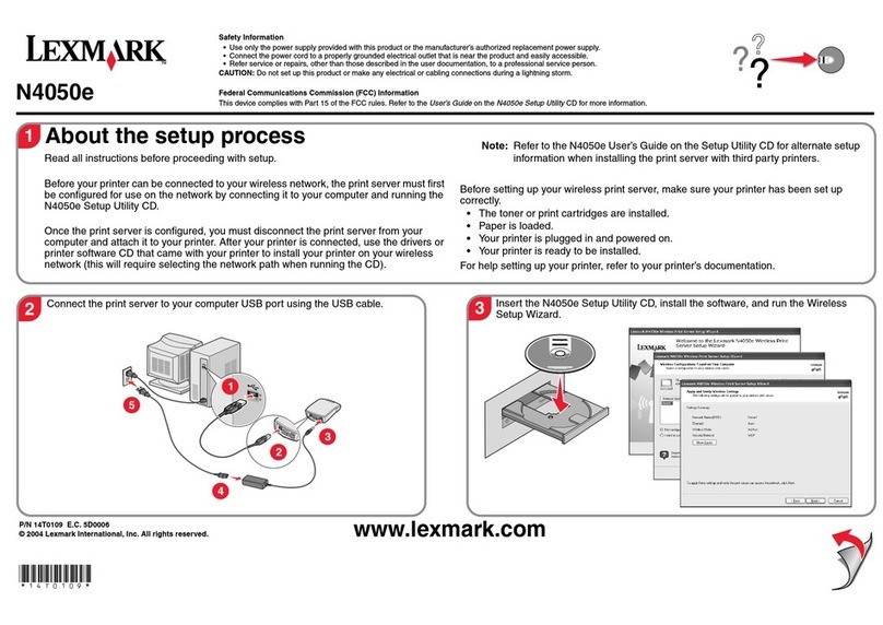 Lexmark MarkNet N4050e User manual