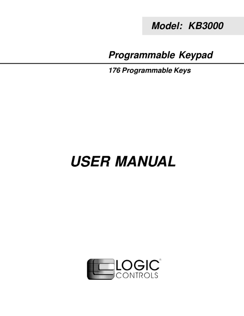 Logic Controls KB3000 User manual