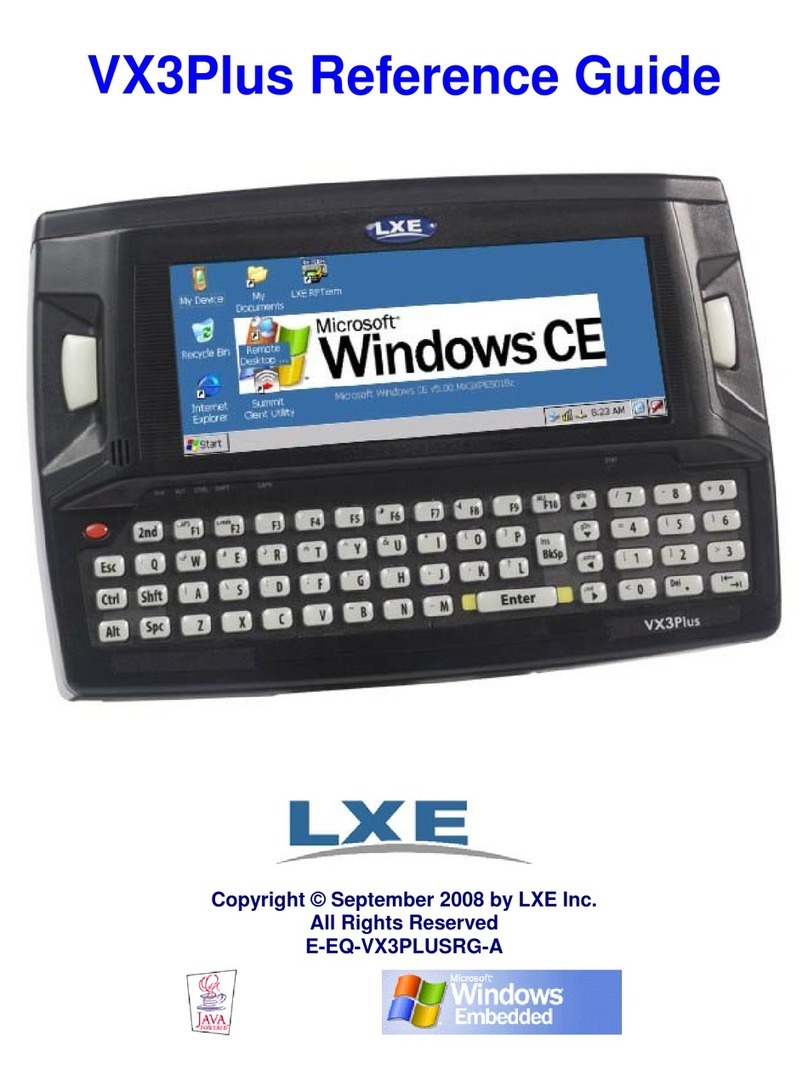 LXE VX3Plus User manual