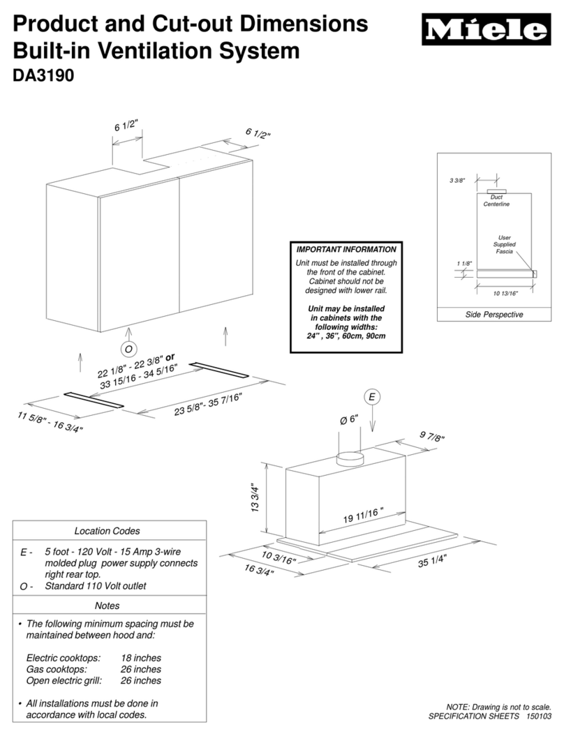 Miele DA 3190 User guide