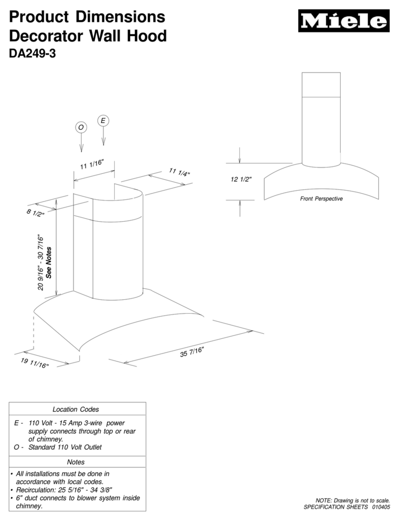 Miele DA 249-3 User instructions
