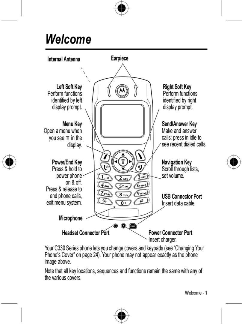 Motorola C336 User manual