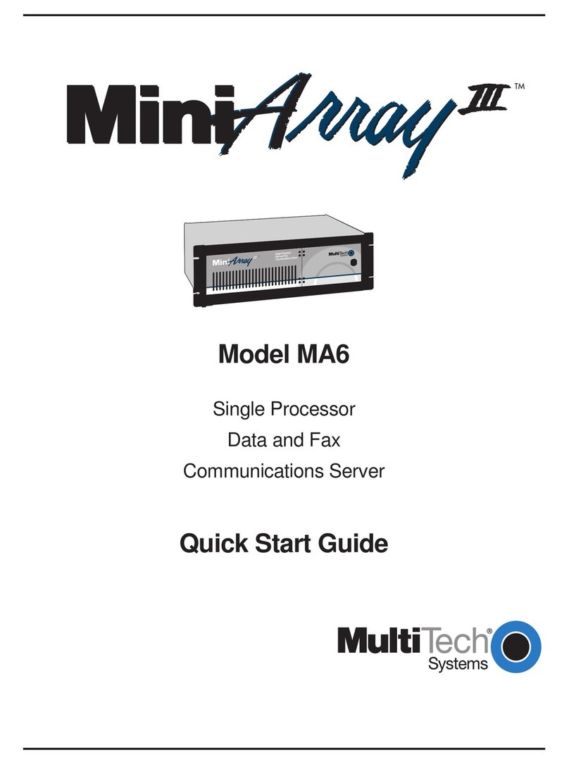 Multitech MA6 User manual