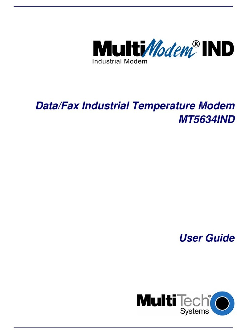 Multitech MultiModem IND MT5634IND User manual