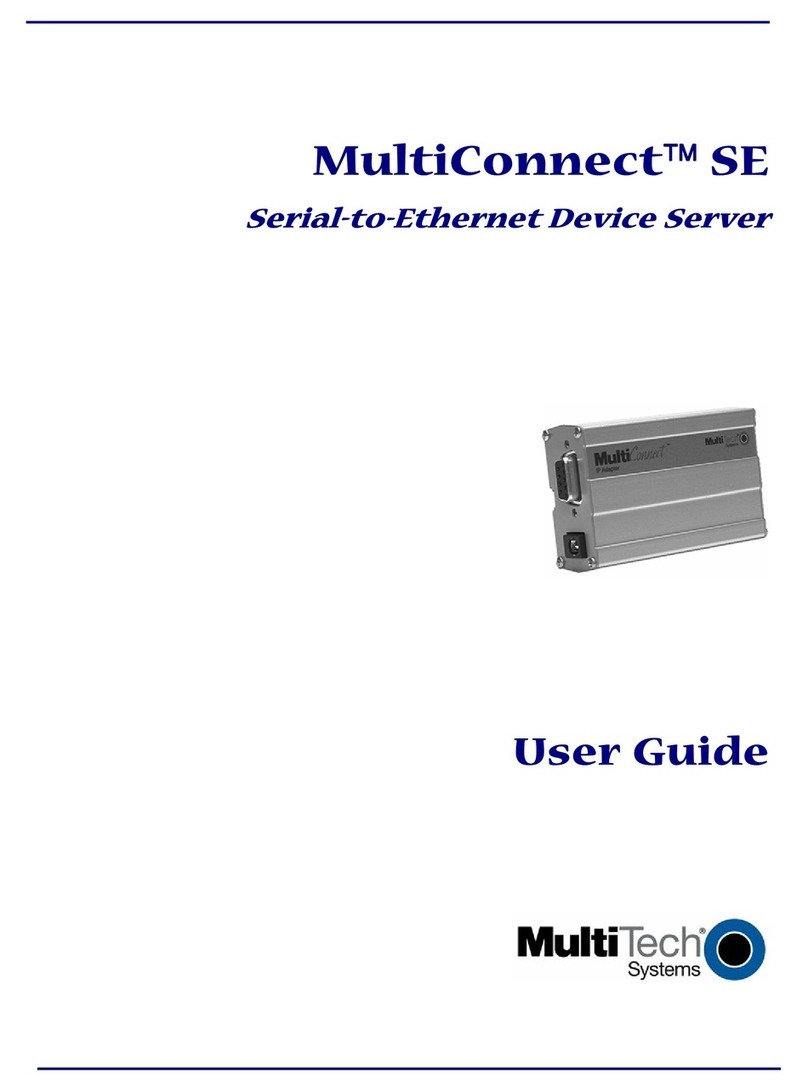 Multitech MultiConnect SE MTS2EA User manual