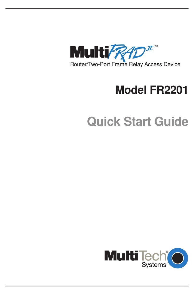 Multitech MultiFRAD FR2201 User manual