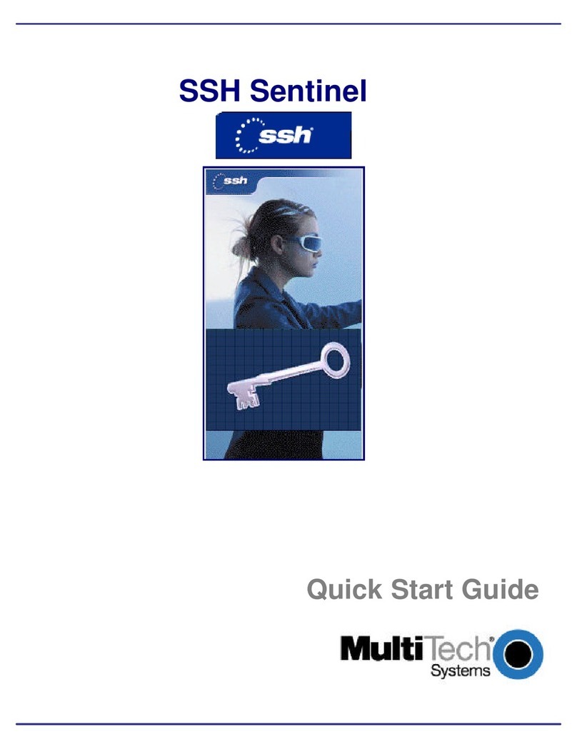 Multitech RouteFinder RF550VPN User manual