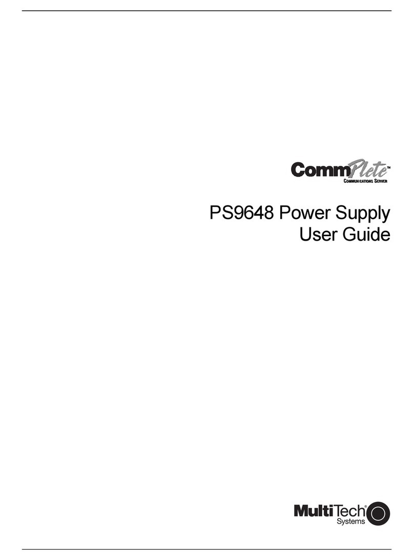Multitech PS9648 User manual Multitech PS9648 User manual