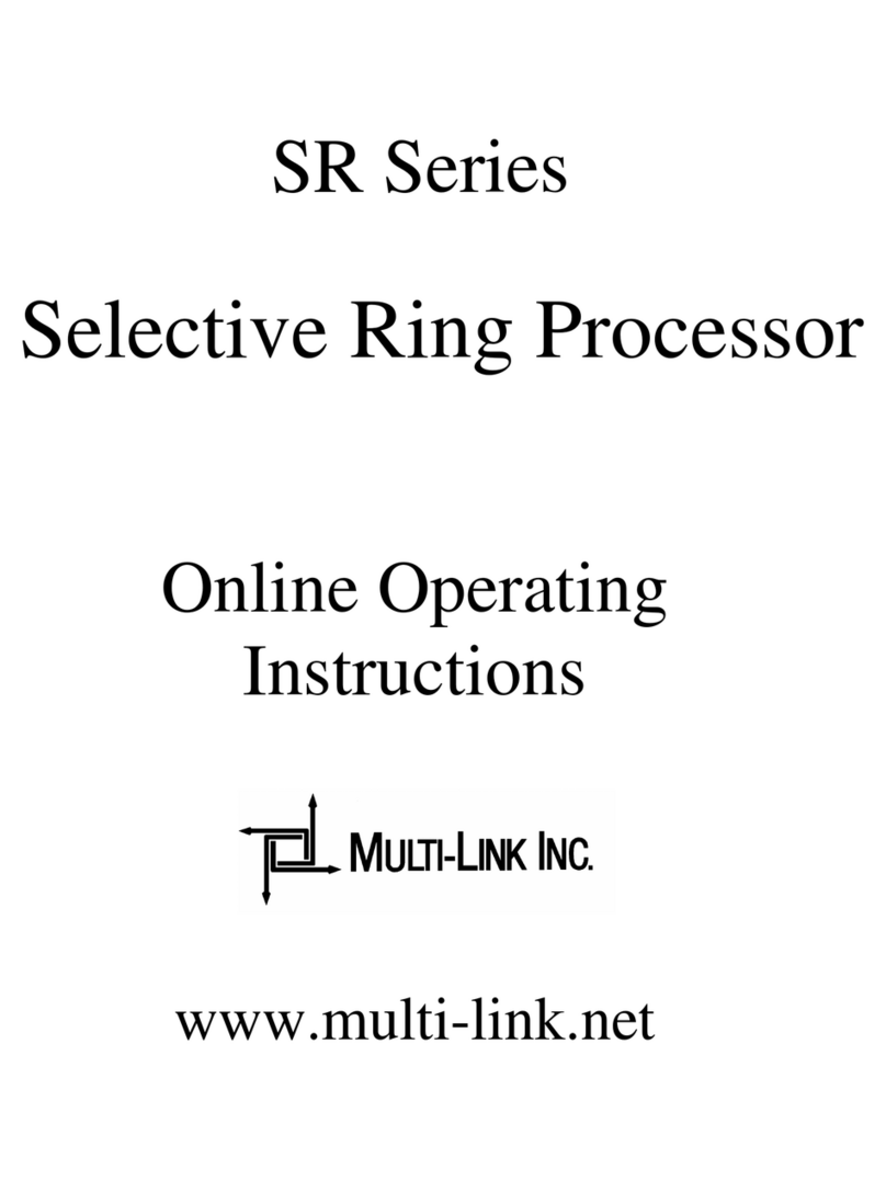 Multilink SR-2 User manual