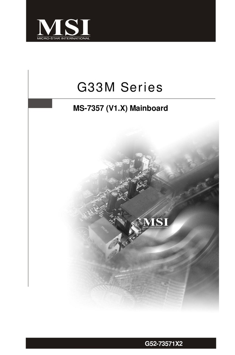 MSI MS-7357 (V1.X) User manual MSI MS-7357 (V1.X) User manual