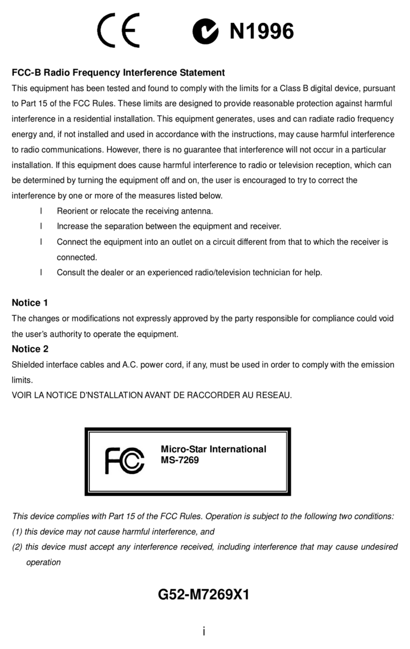 MSI MS-7269 User manual