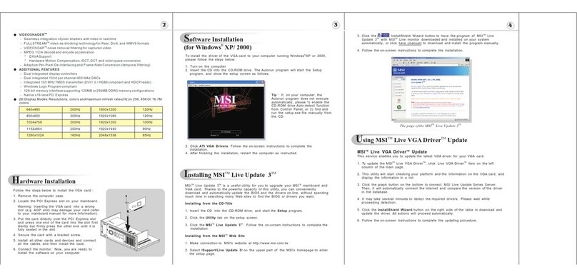 MSI RX700-TD128E User manual