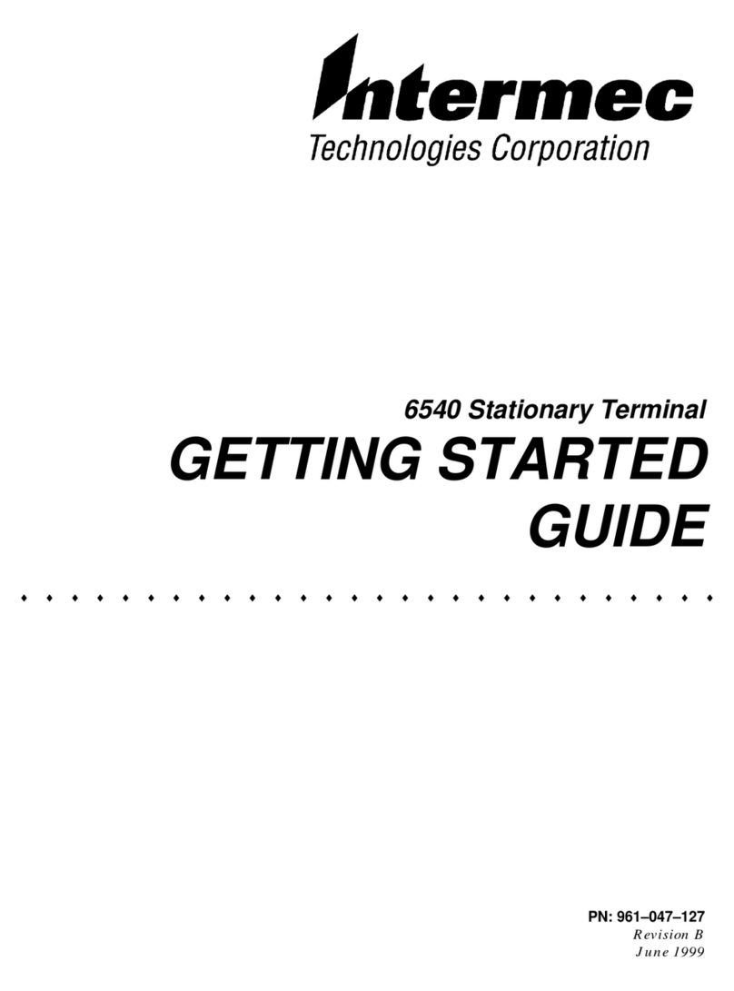 Intermec 6540 User manual