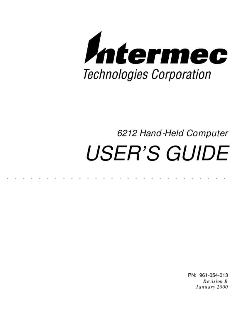 Intermec 6212 User manual