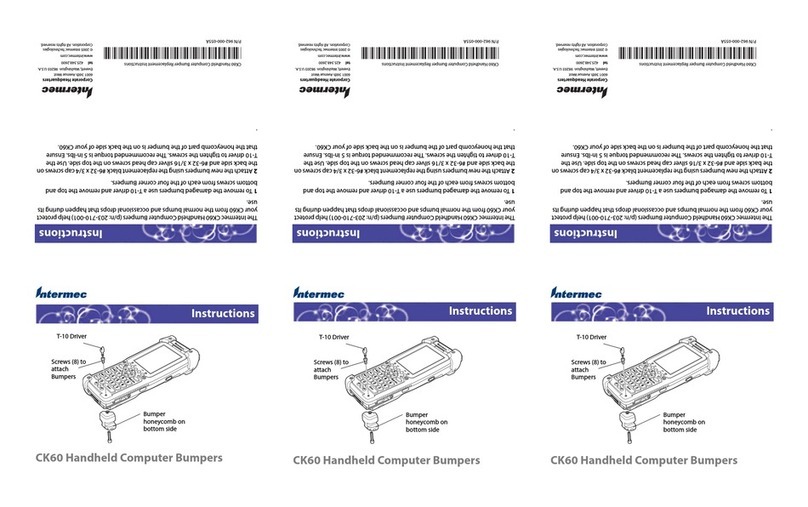 Intermec CK60 Ethernet Multidock User manual