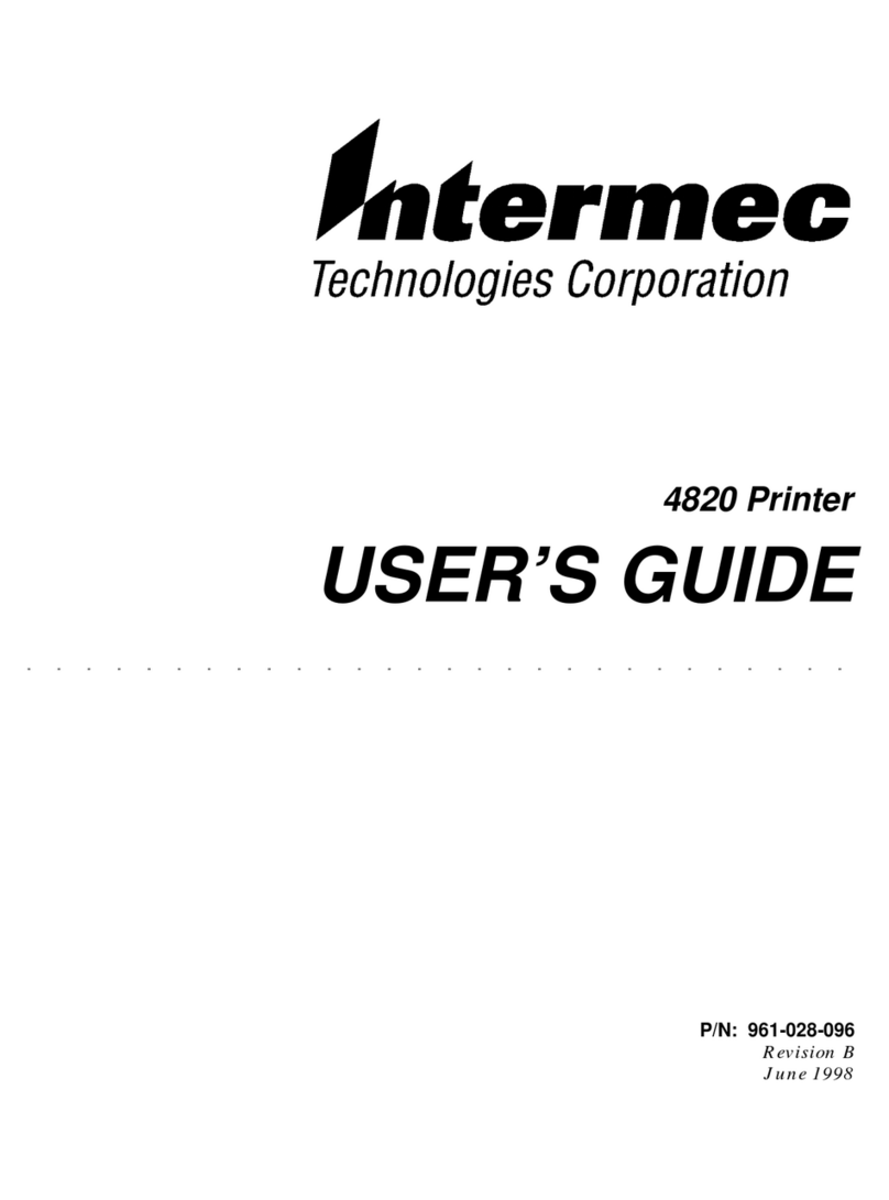 Intermec 4820F User manual
