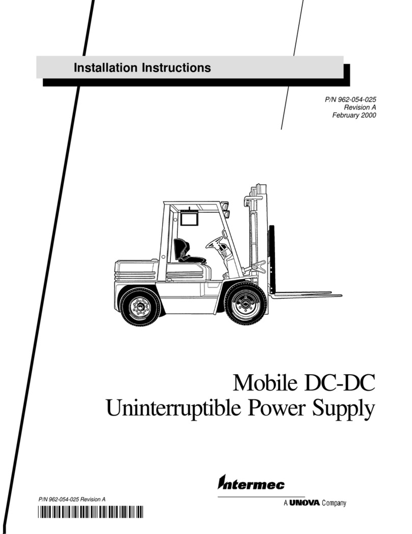 Intermec DC-DC User manual