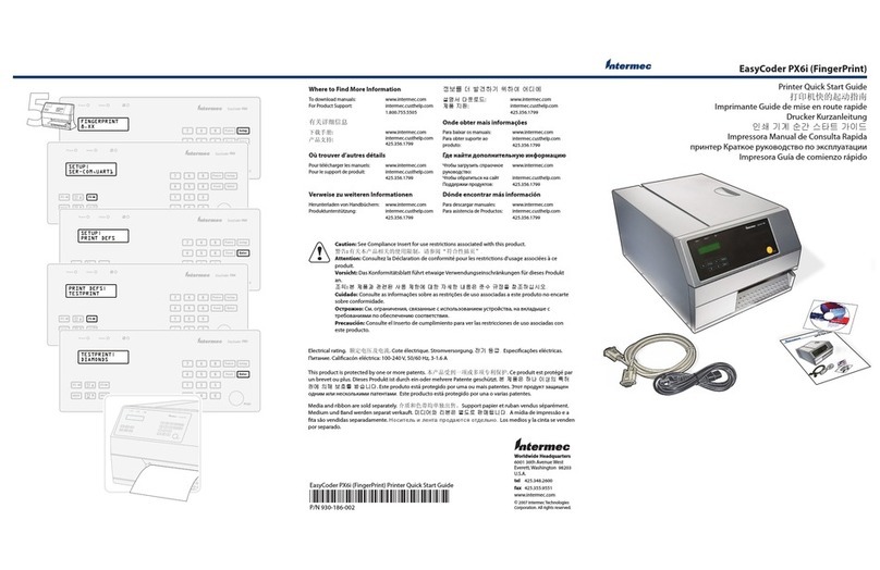 Intermec EasyCoder PX6i User manual