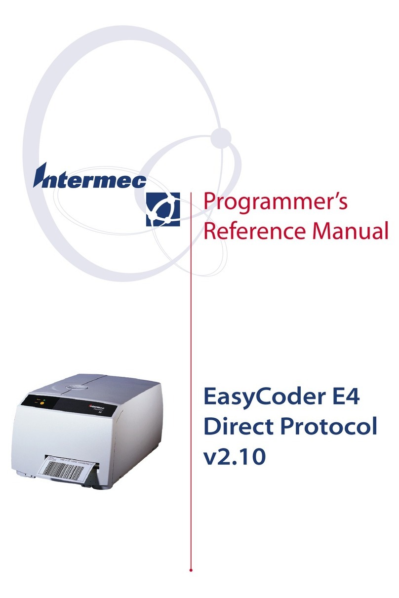 Intermec EasyCoder E4 User manual