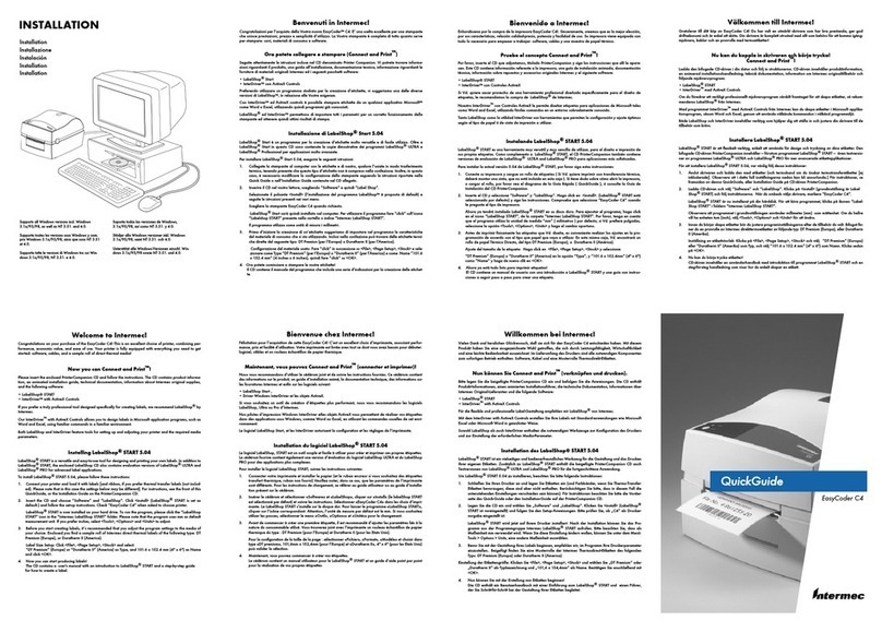 Intermec EasyCoder C4 User manual