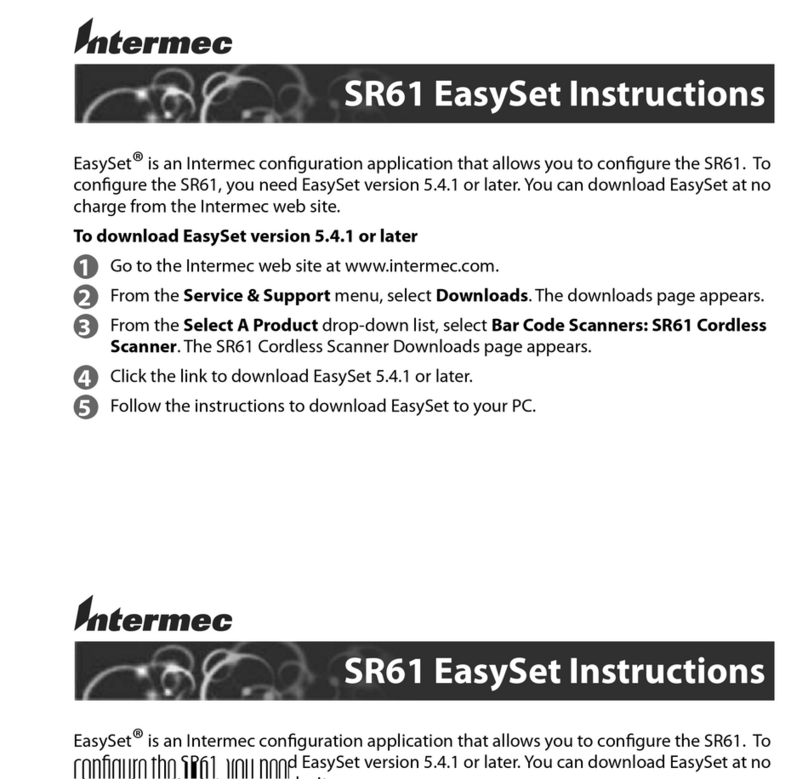 Intermec SR61 User manual