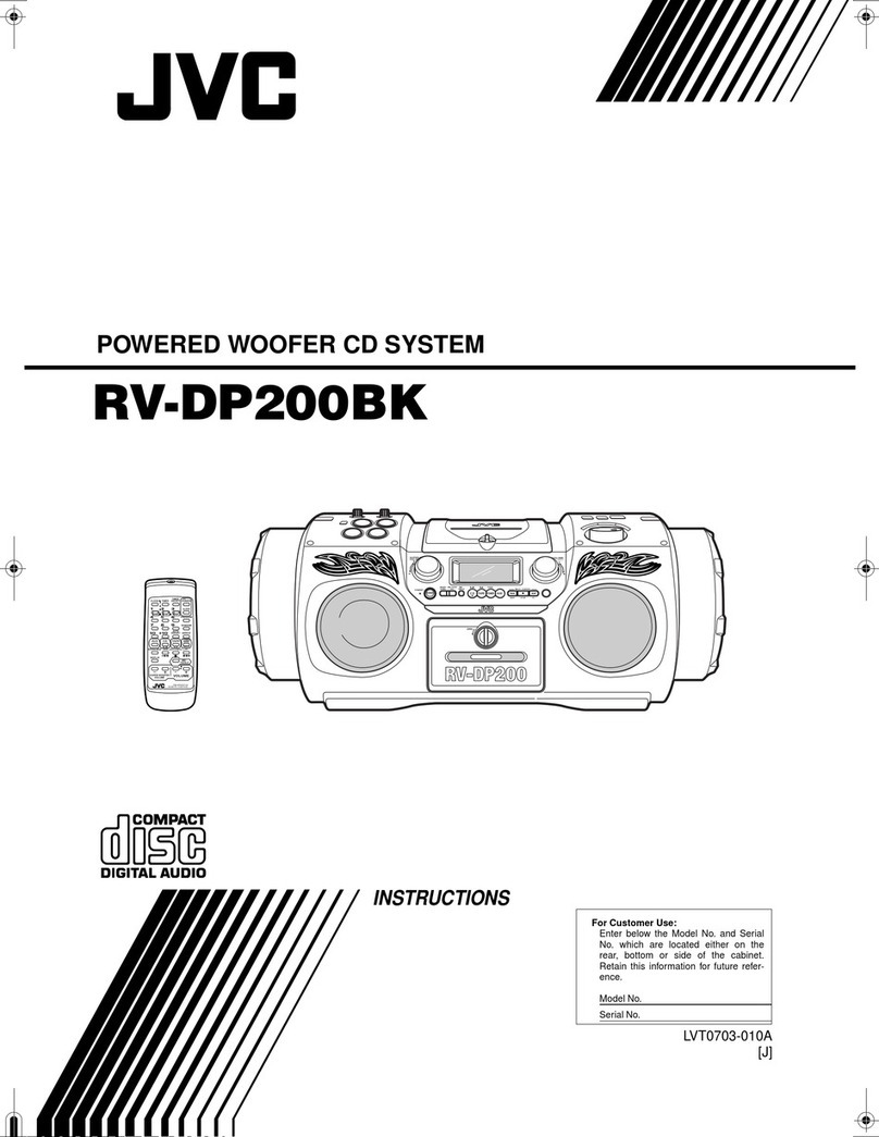 JVC RV-DP200BK User manual