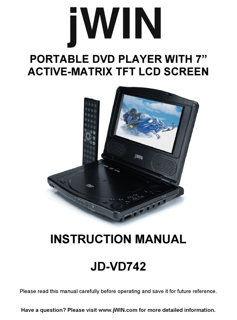 jWIN JD-VD742 User manual