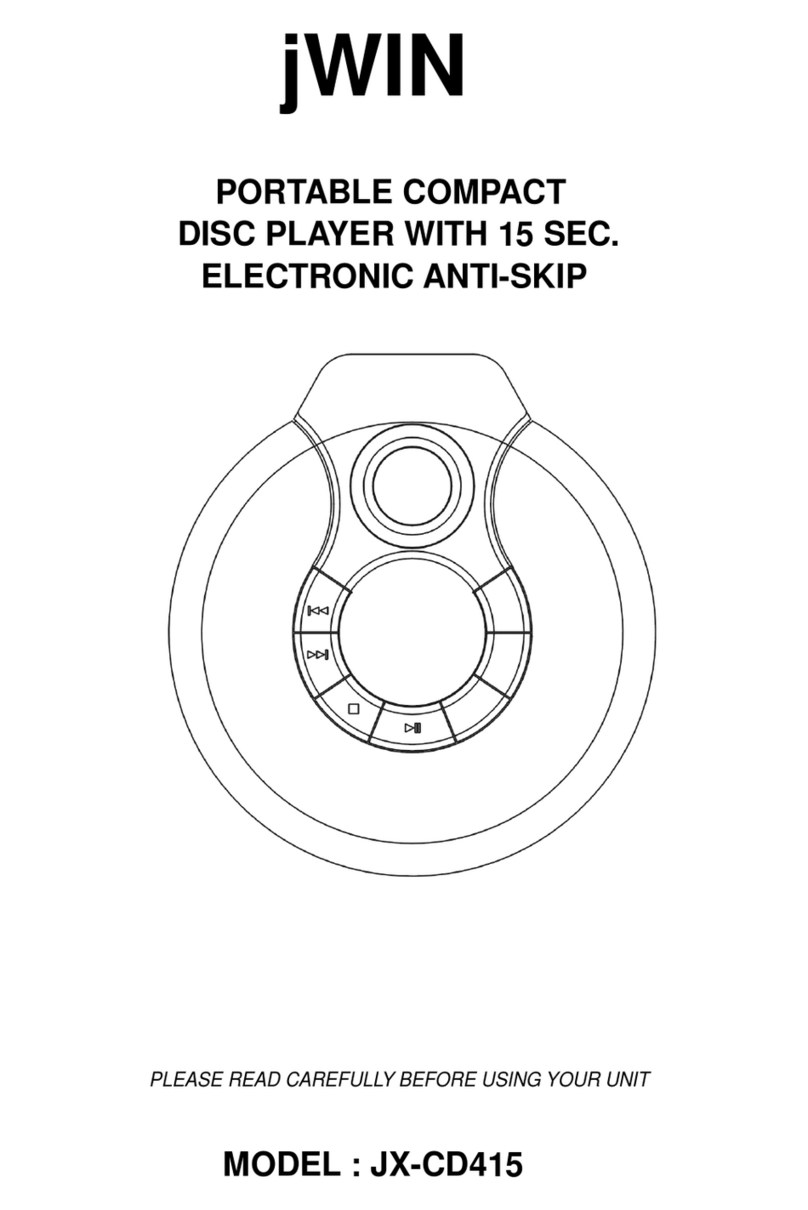 jWIN JX-CD415 User manual