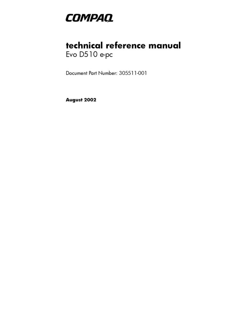 HP Evo D510 e-pc Product manual