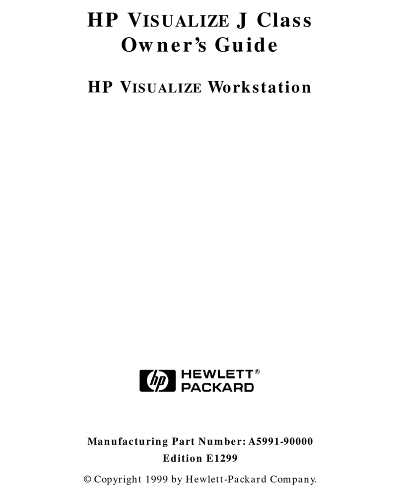 HP Visualize J5000 User manual